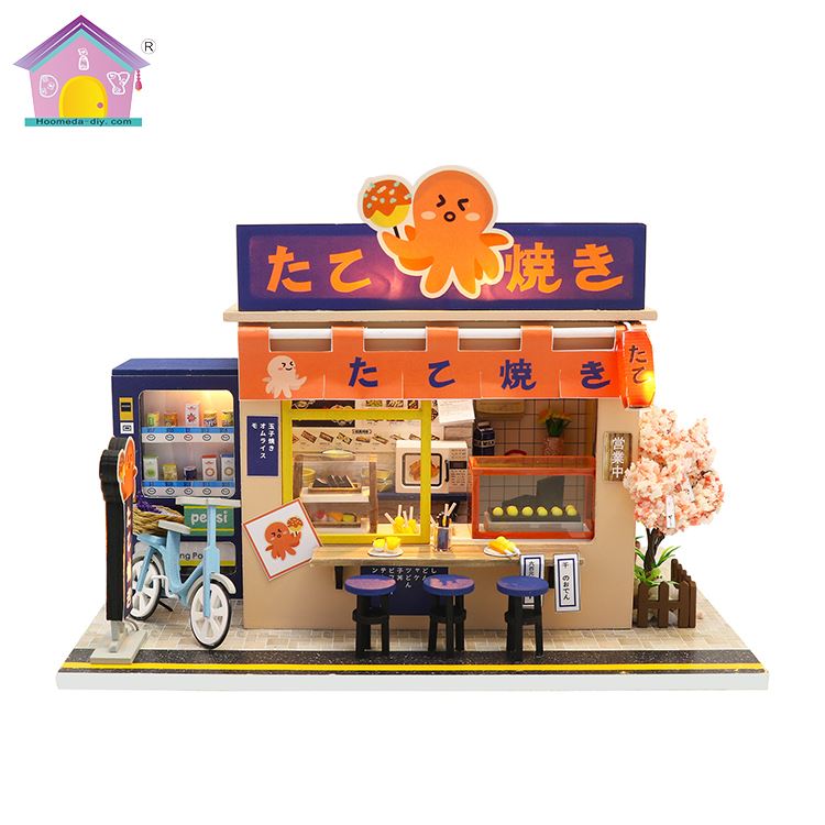 Hongda Çin Tarzı Ve Japon Tarzı DIY Dollhouse Farkı (1)