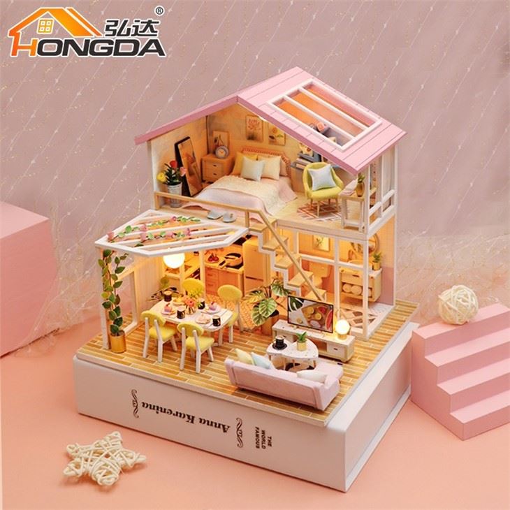 Doll Wooden House