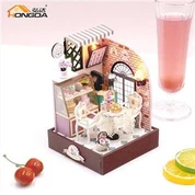 Minyatür Dollhouse Pastanesi