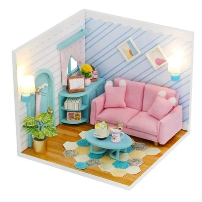 Hongda Peri Evi Minyatür Diy Minyatür Mobilya El Sanatları Kitleriyetişkinler