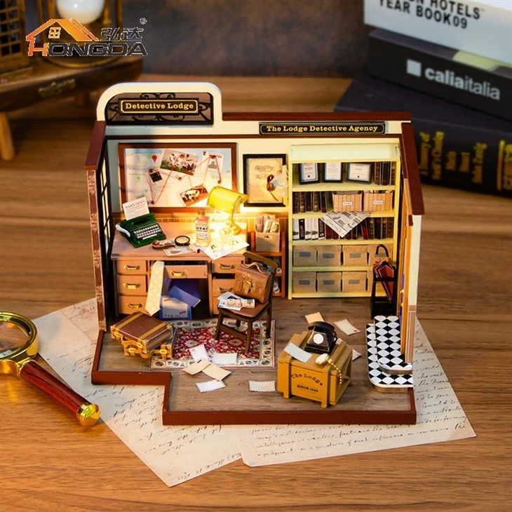 Detective Agency Theme Diy Dolls House Kit