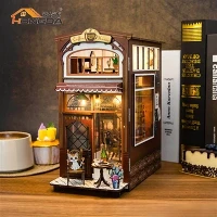 Kahve Evi Kitap Köşesi Minyatür Dollhouse